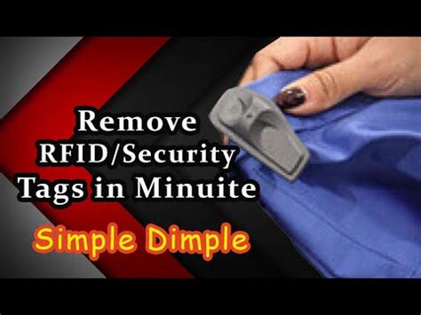 rfid tag remover|removing rfid tags from clothes.